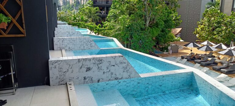 Private deluxe whirlpool room in Panan Krabi Resort, with private pool