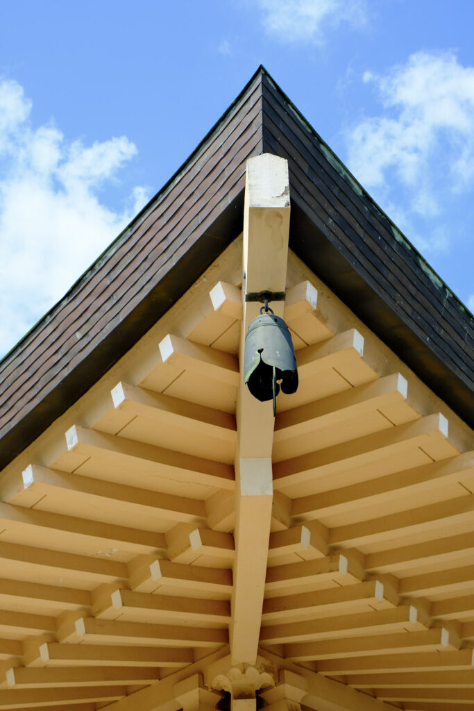 Pagoda roof in Gotokuji Temple