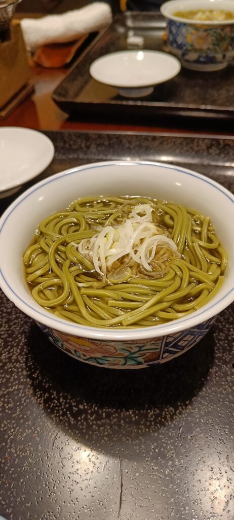 Vegan food in a ryokan in Hakone, Japan