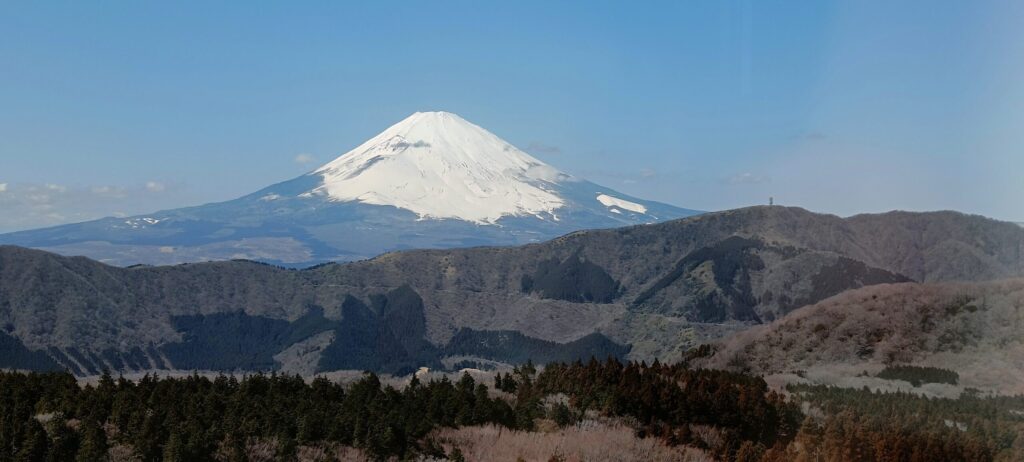 View of Mount Fuji from Hakone