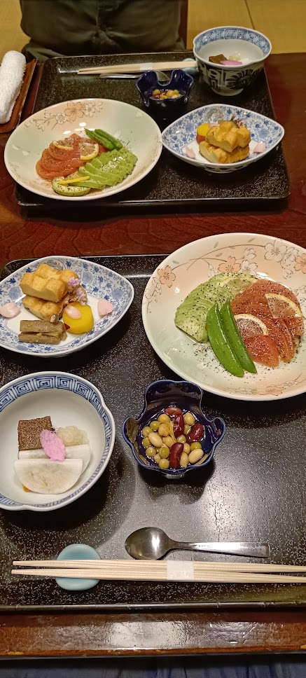 Vegan ryokan food, Hakone, Japan