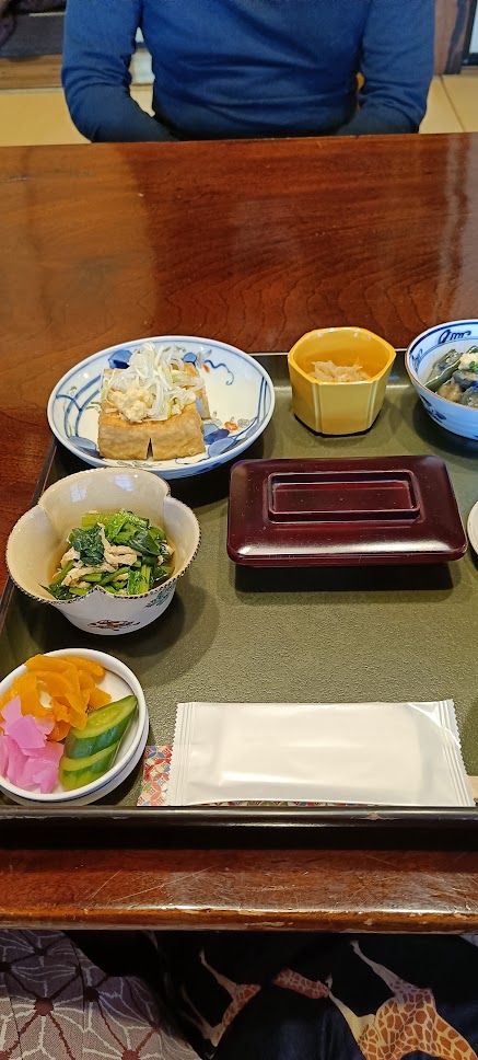 Vegan breakfast at motoyu kansuiro, Hakone