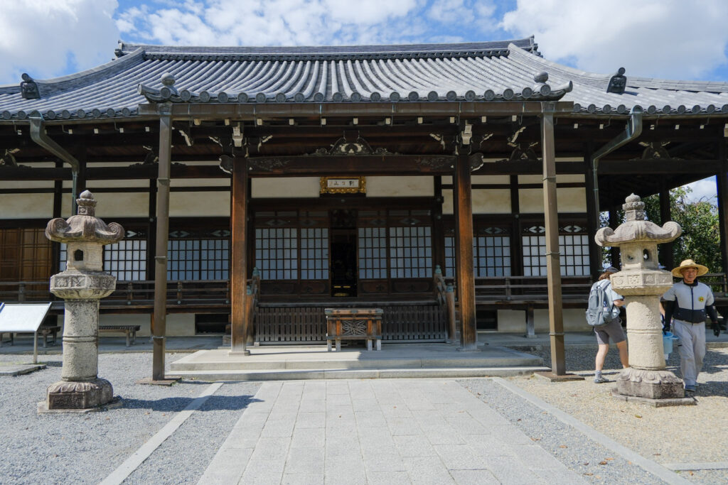 A temple building in the complex at Uji