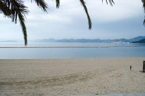 Shimanami Kaido Islands - sunset Beach