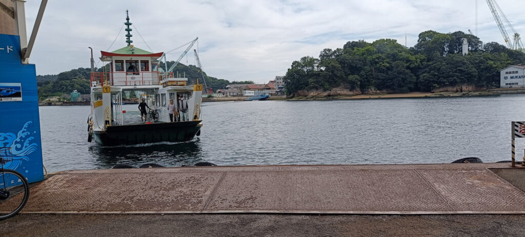 Ferry from Onomichi to Mukaishima, on the Shimanami Kaido