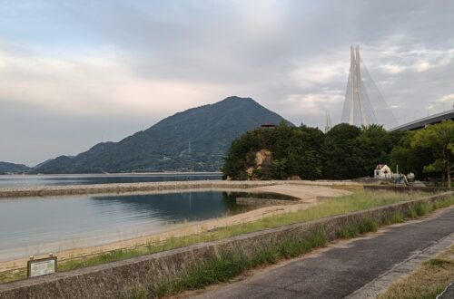 A stretch of the Shimanami Kaido, which can be done with a Shimanami Kaido bike rental