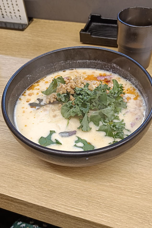 Soy Milk Ramen at Tsukemen Zuppa