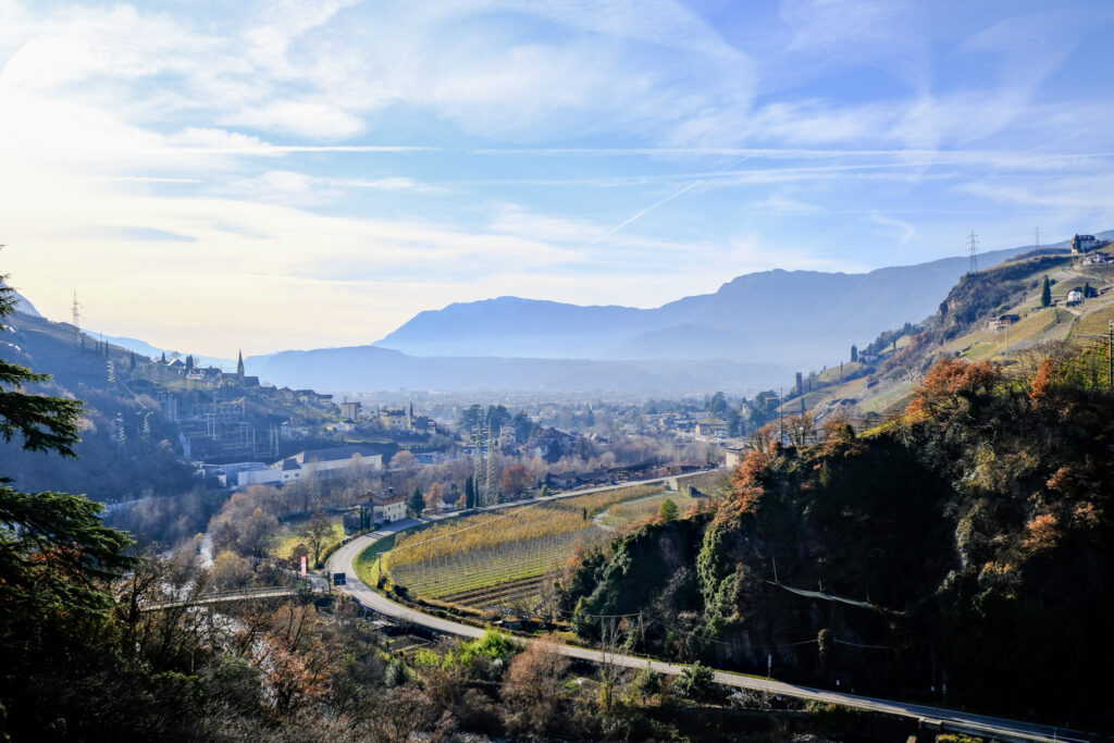 Bolzano, viewed from Castel Roncolo - part of the Bolzano travel guide
