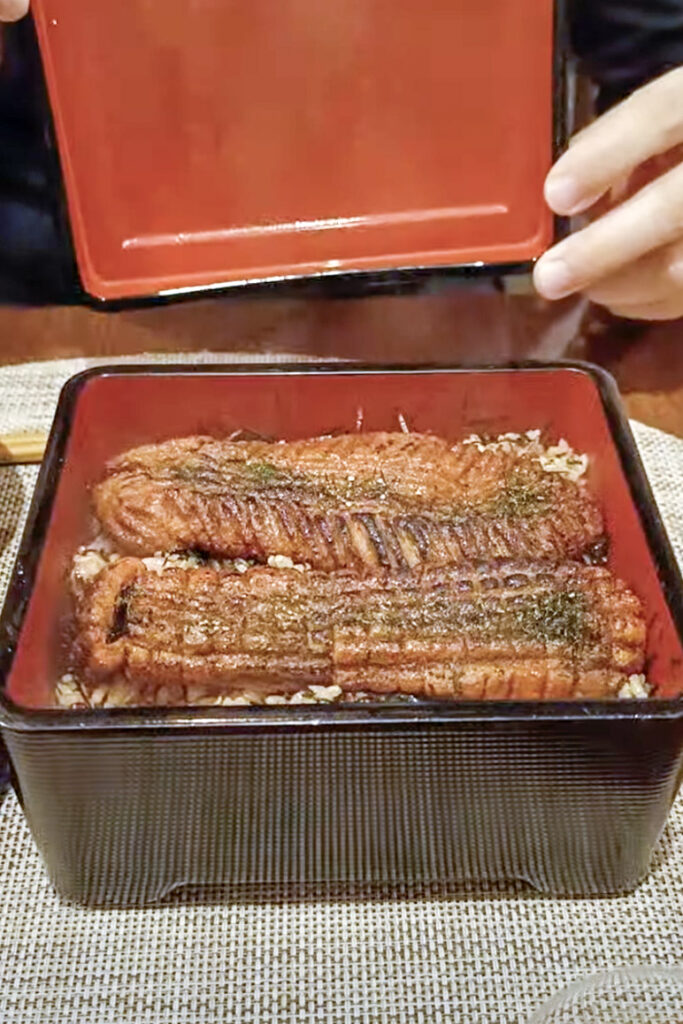 Vegan eel at Saido restaurant tokyo