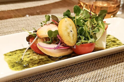 Vegan meal at Saido Restaurant, Tokyo