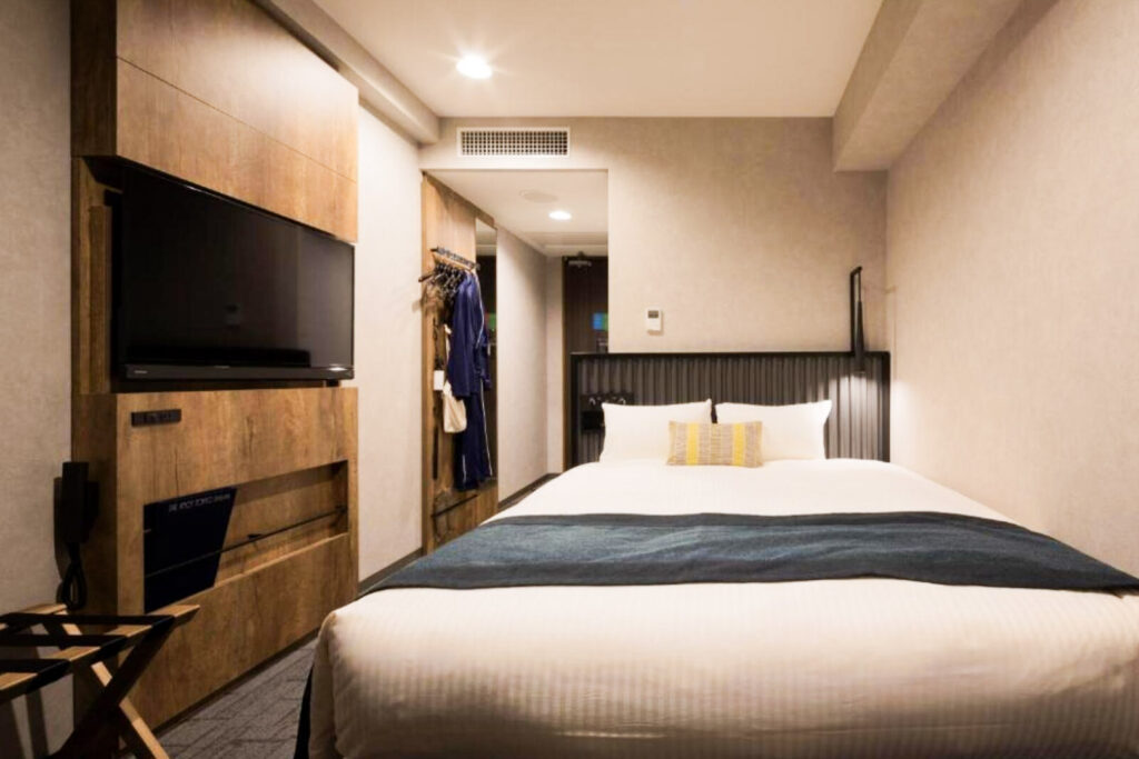 Bedroom in The Knot Hotel, Shinjuku