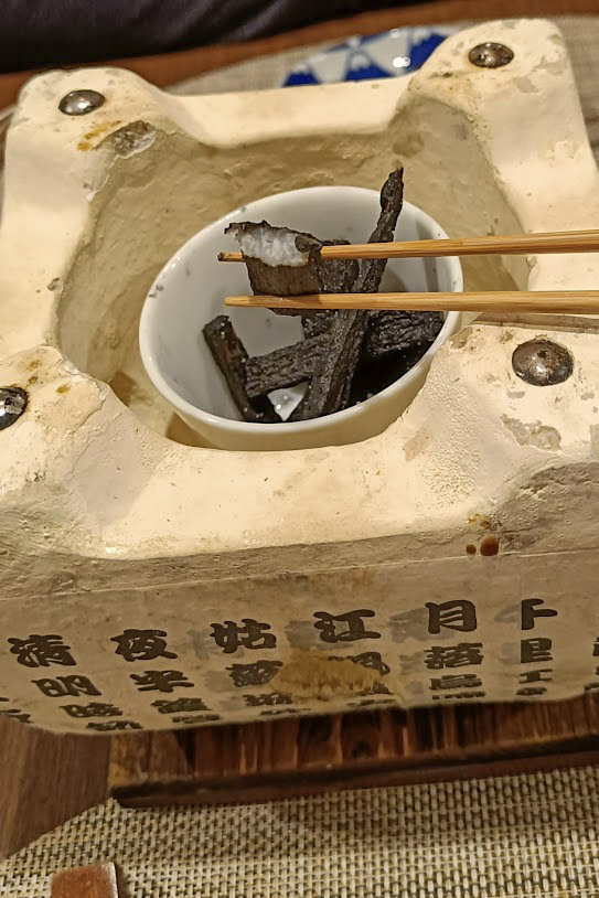 Vegan "charcoal" at saido tokyo