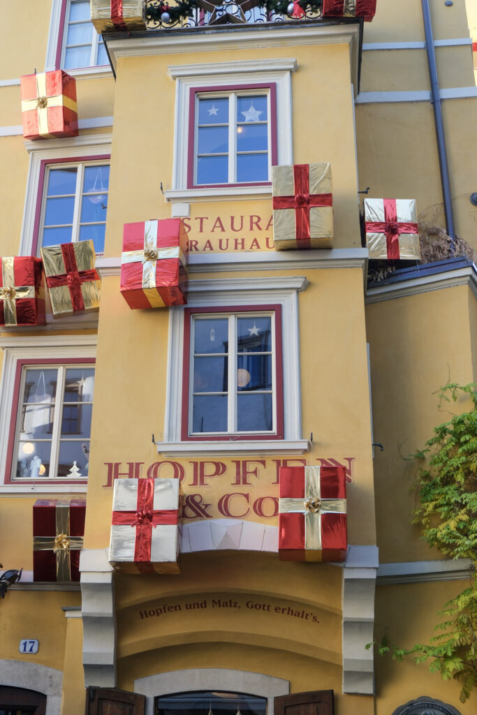 Bolzano old town at Christmas