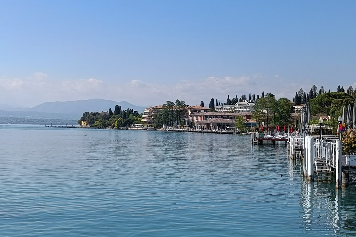 Sirmione, an easy town to get to on Lake Garda without a car