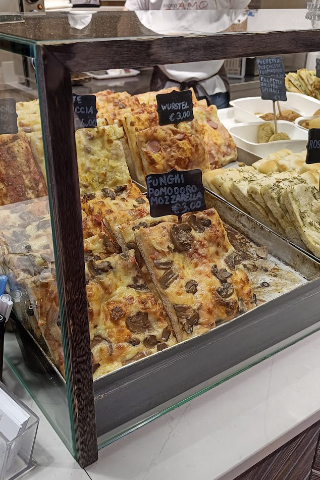 focaccia in Ponte Pietra, Verona, Italy