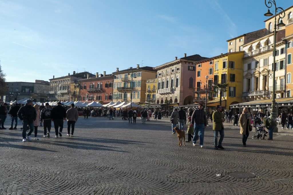 Piazza Bra in Verona