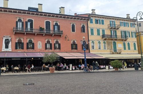Piazza Bra, the starting point for one day in Verona