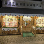 Wooden hut at the Christmas Market in Bolzano