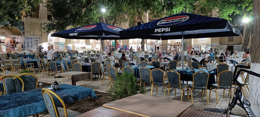 Dinner show in Bukhara Uzbekistan