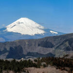 Mount Fuji seen in Hakone, Japan, accessible for Hakone budget travel