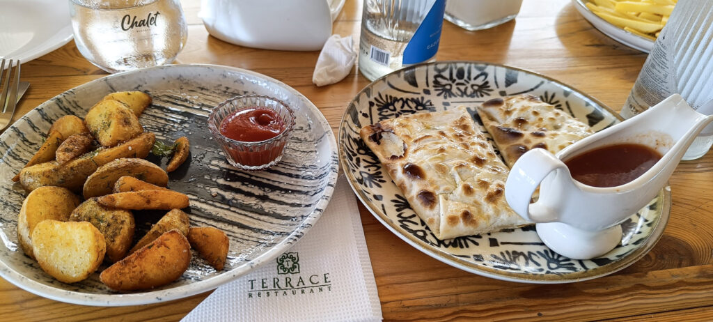 Food in Terrace Restaurant Bukhara