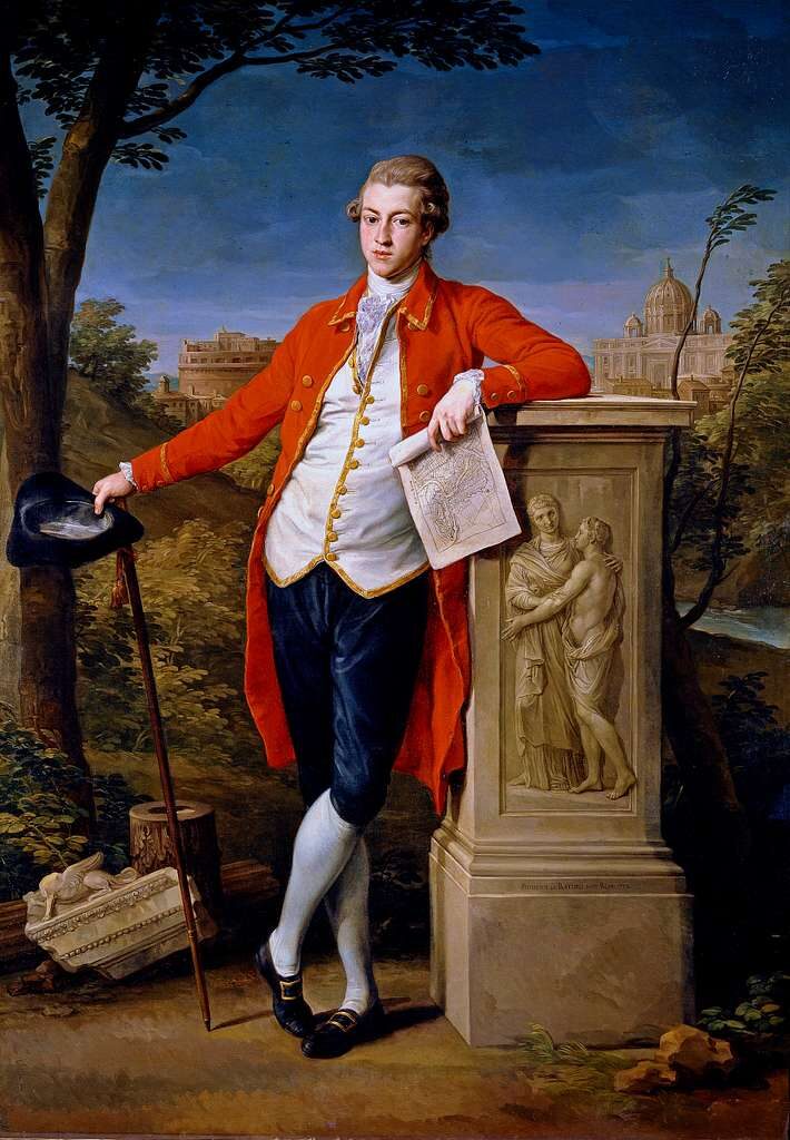 Portrait of Francis Basset by Pompeo Batoni, on the grand tour in Venice