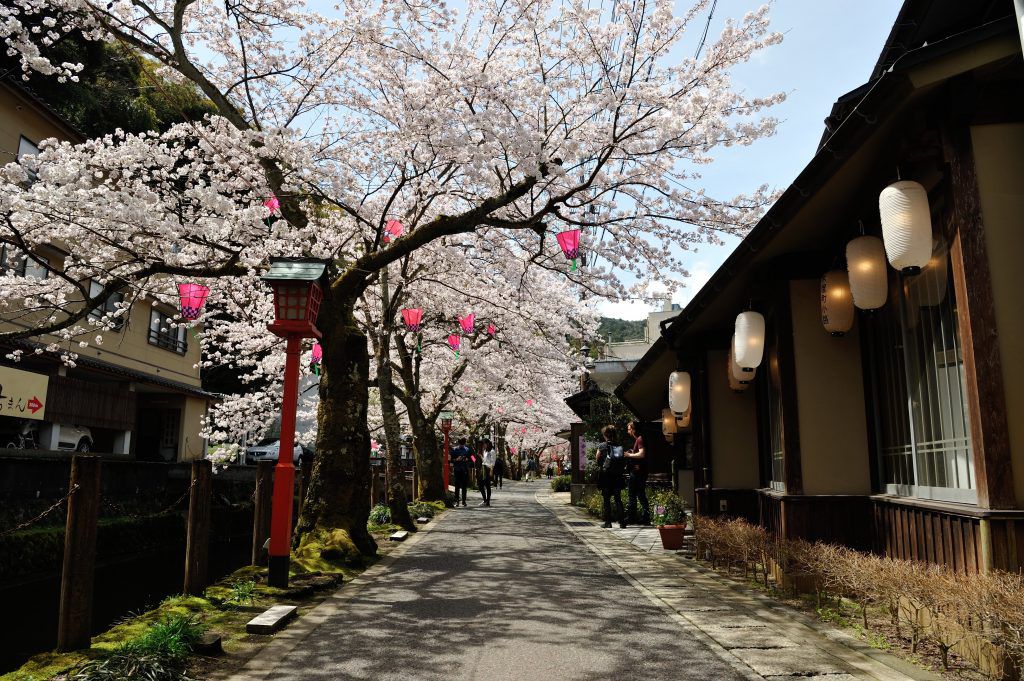 Kinosaki onsen town, where you can find kinosaki vegan ryokan stays