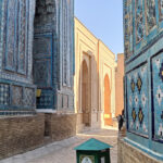 Shah i Zinda Necropolis in Uzbekistan, an essential part of a Samarkand itinerary