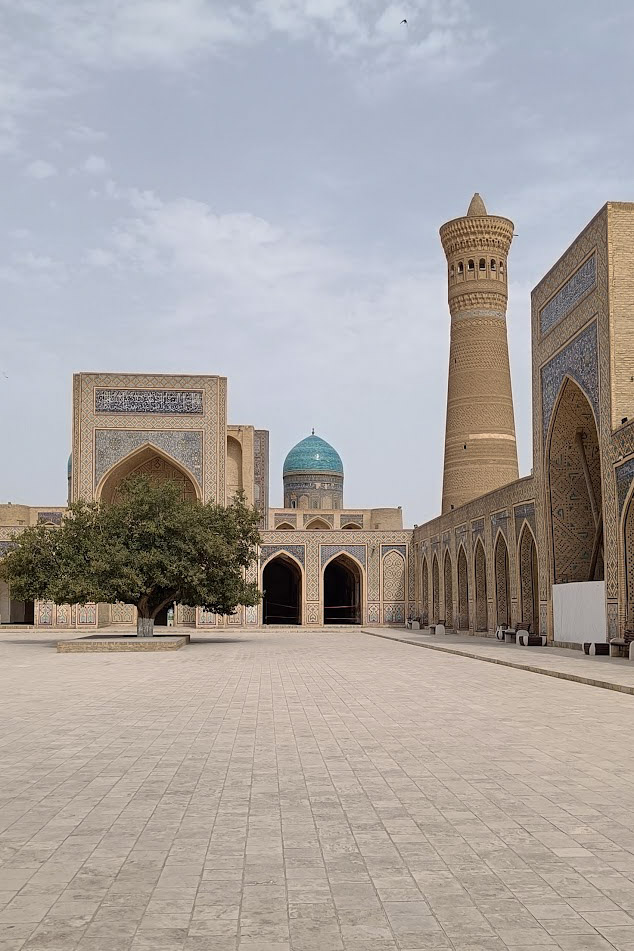 Kalan Mosque & Minaret in Bukhara, Uzbekistan