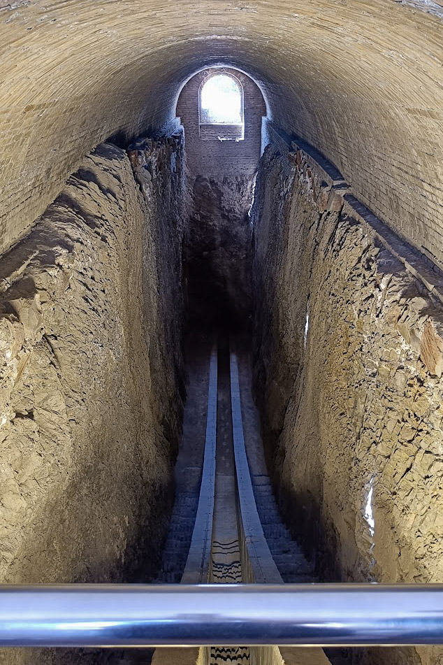 Ulugh Beg's Sextant in his observatory in Samarkand, Uzbekistan