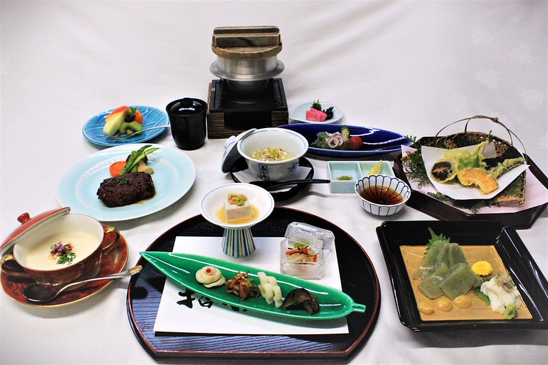 Vegan kaiseki at Nishimuraya Hotel Shogetsutei