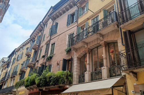 Where to stay in Verona: A street running through the Centro Storico
