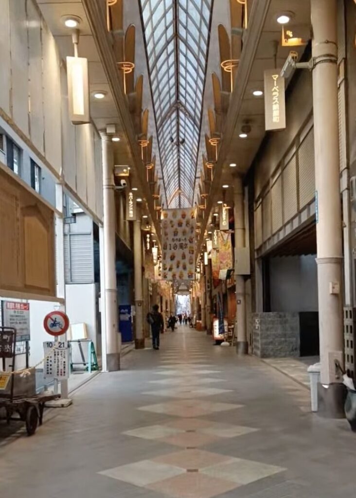 Otesuji Shopping Arcade in Fushima