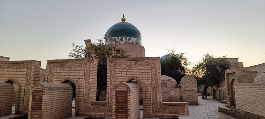The Pahlavon Mahmud Mausoleum in Khiva, Uzbekista