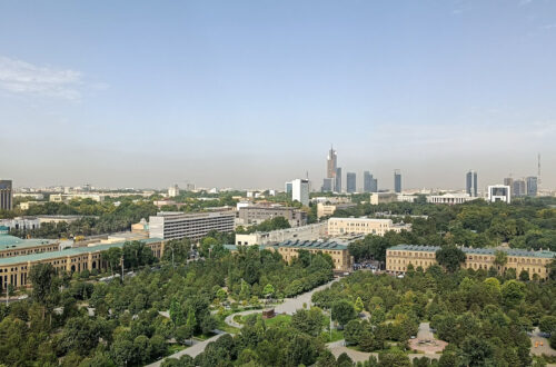 Two days in Tashkent hero post showing the city skyline
