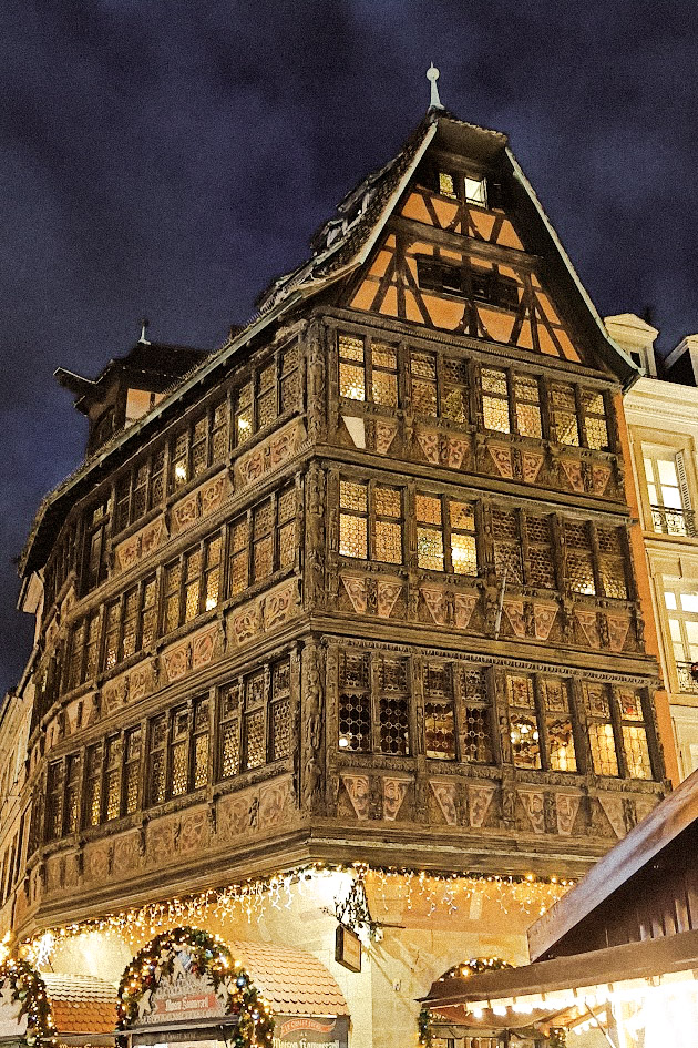 A traditional Alsace building in Strasbourg, France