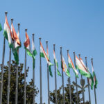 First time in Tajikistan header image of flags
